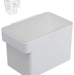 Aufbewahrungsbox Tower Mit Messbecher Fur Tiernahrung, 2Er-Set