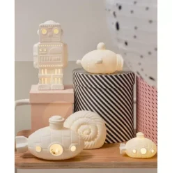 Batteriebetriebene Led-Kinderlampen Ships, 2Er-Set