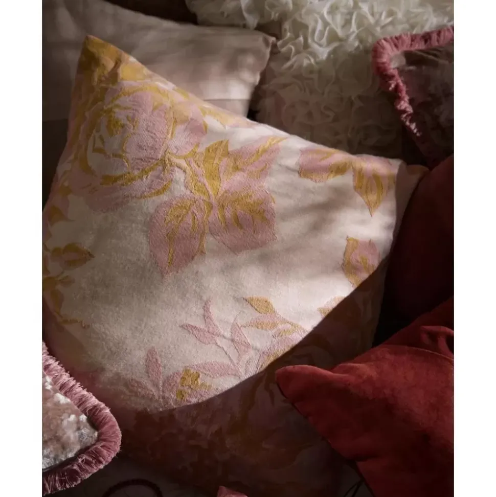 Baumwoll-Kissenhulle Breight Mit Gewebtem Jacquard-Muster