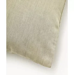 Baumwollsatin-Kissenhulle Nico Mit Besticktem Wellen-Muster