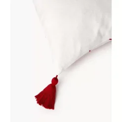 Bestickte Kissenhulle Alora Mit Weihnachtlichem Motiv