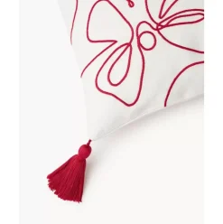 Bestickte Kissenhulle Alora Mit Weihnachtlichem Motiv