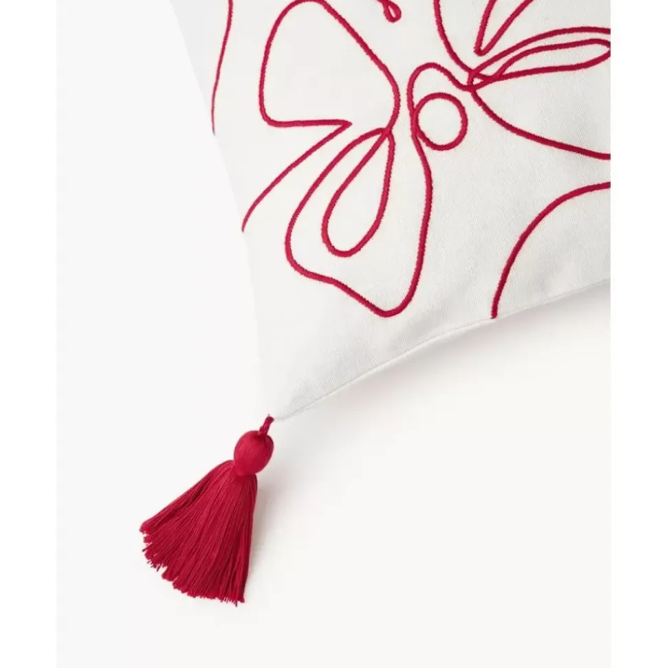Bestickte Kissenhulle Alora Mit Weihnachtlichem Motiv