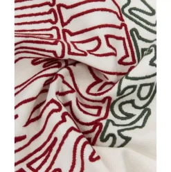 Bestickte Kissenhulle Finn Mit Winterlichem Motiv
