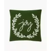 Bestickte Kissenhulle Joy