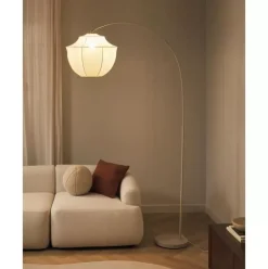 Bogenlampe Beau Aus Netzstoff