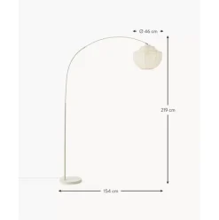 Bogenlampe Beau Aus Netzstoff