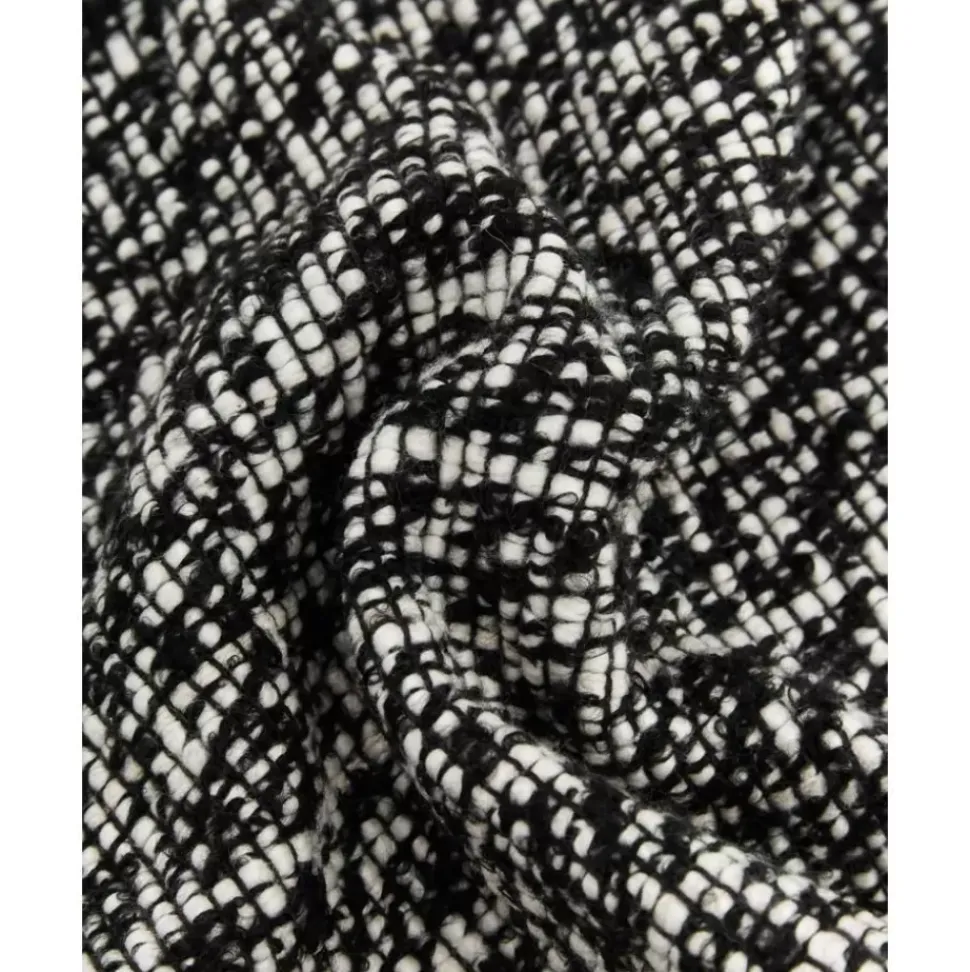 Boucle-Kissenhulle Bounce Mit Fransen