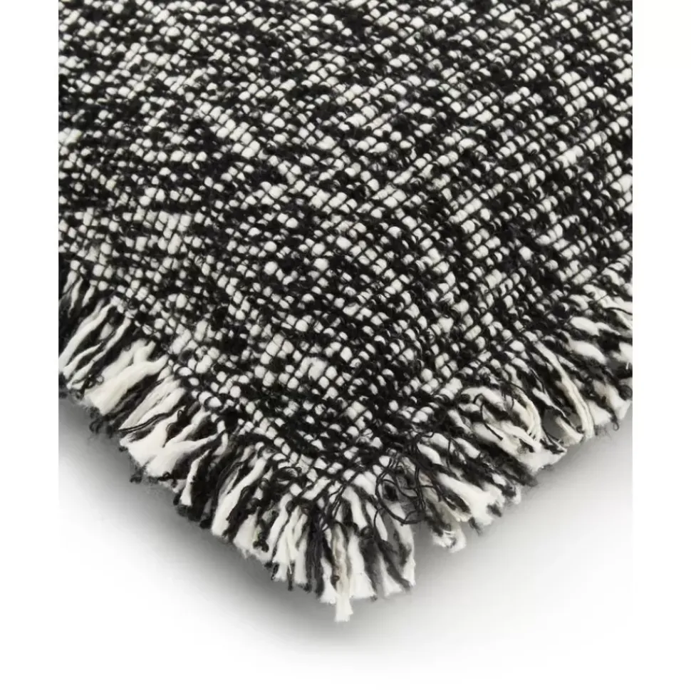Boucle-Kissenhulle Bounce Mit Fransen