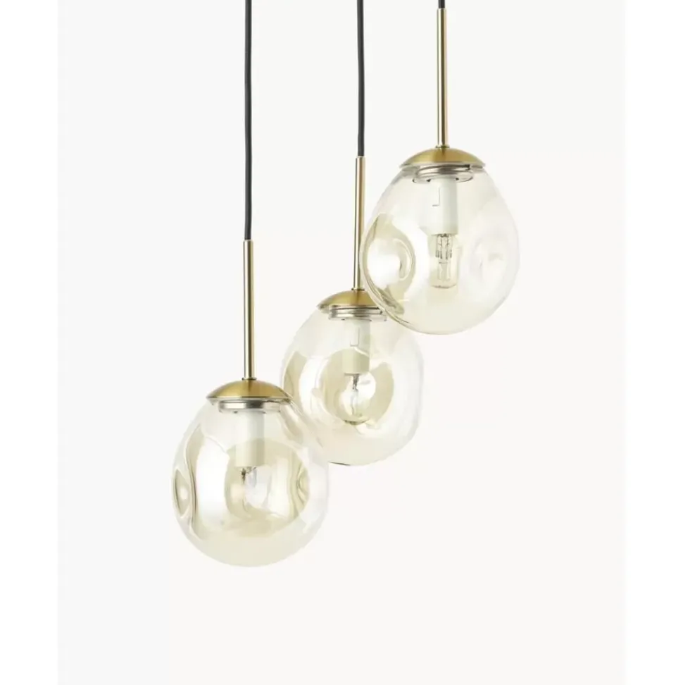 Cluster-Pendelleuchte Amora Aus Glas