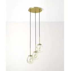 Cluster-Pendelleuchte Amora Aus Glas