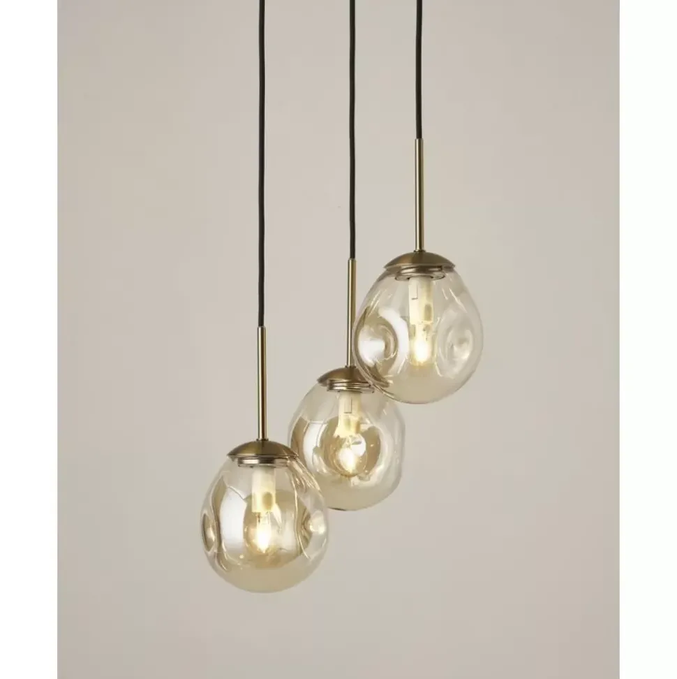 Cluster-Pendelleuchte Amora Aus Glas