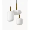Cluster-Pendelleuchte Candela Aus Opalglas