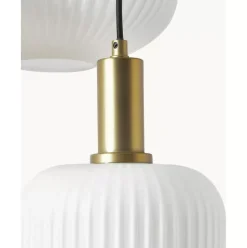 Cluster-Pendelleuchte Candela Aus Opalglas