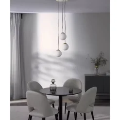 Cluster-Pendelleuchte Edie Aus Opalglas