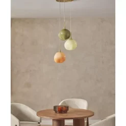 Cluster-Pendelleuchte Josie Aus Opalglas