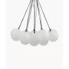Cluster-Pendelleuchte Lyna Aus Glas