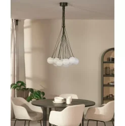 Cluster-Pendelleuchte Lyna Aus Glas