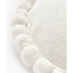 Dekokissen Deva Mit Pompoms, Mit Inlett