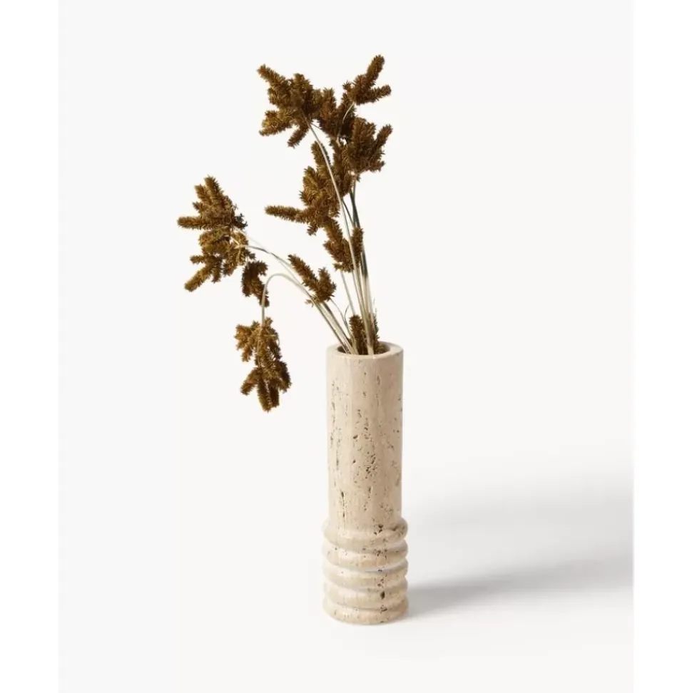 Deko-Vase Cleighton Aus Travertin