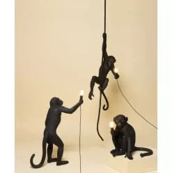 Design Ausentischlampe Monkey Mit Stecker