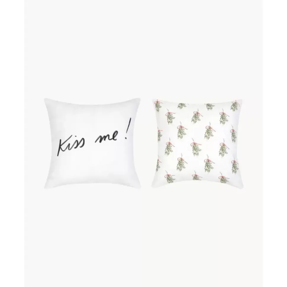 Designer Kissenhullen Mistletoe Von Kera Till, 2Er-Set
