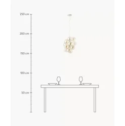 Design Pendelleuchte Bubbles Aus Glas