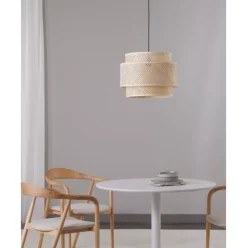 Design Pendelleuchte Finja Aus Bambus
