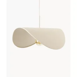 Design-Pendelleuchte Kenzie Aus Leinen