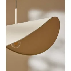 Design-Pendelleuchte Kenzie Aus Leinen