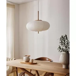 Design Pendelleuchte Misaki Aus Reispapier