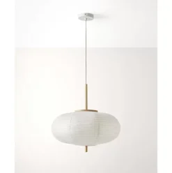 Design Pendelleuchte Misaki Aus Reispapier