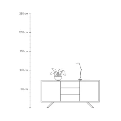 Dimmbare Led-Schreibtischlampe Aledin Tec, Ausziehbar