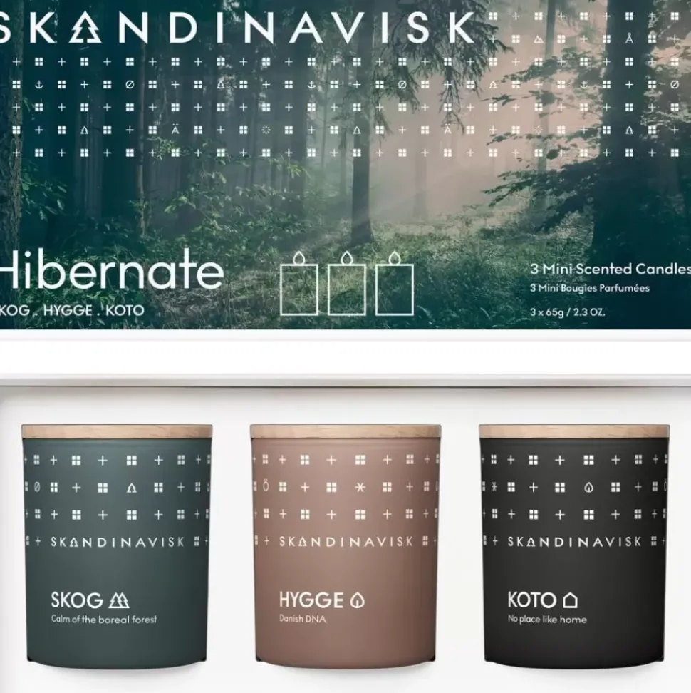 Duftkerzen-Set Hibernation, 3Er-Set