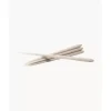Dunne Stabkerzen Stoff Nagel, 6 Stuck