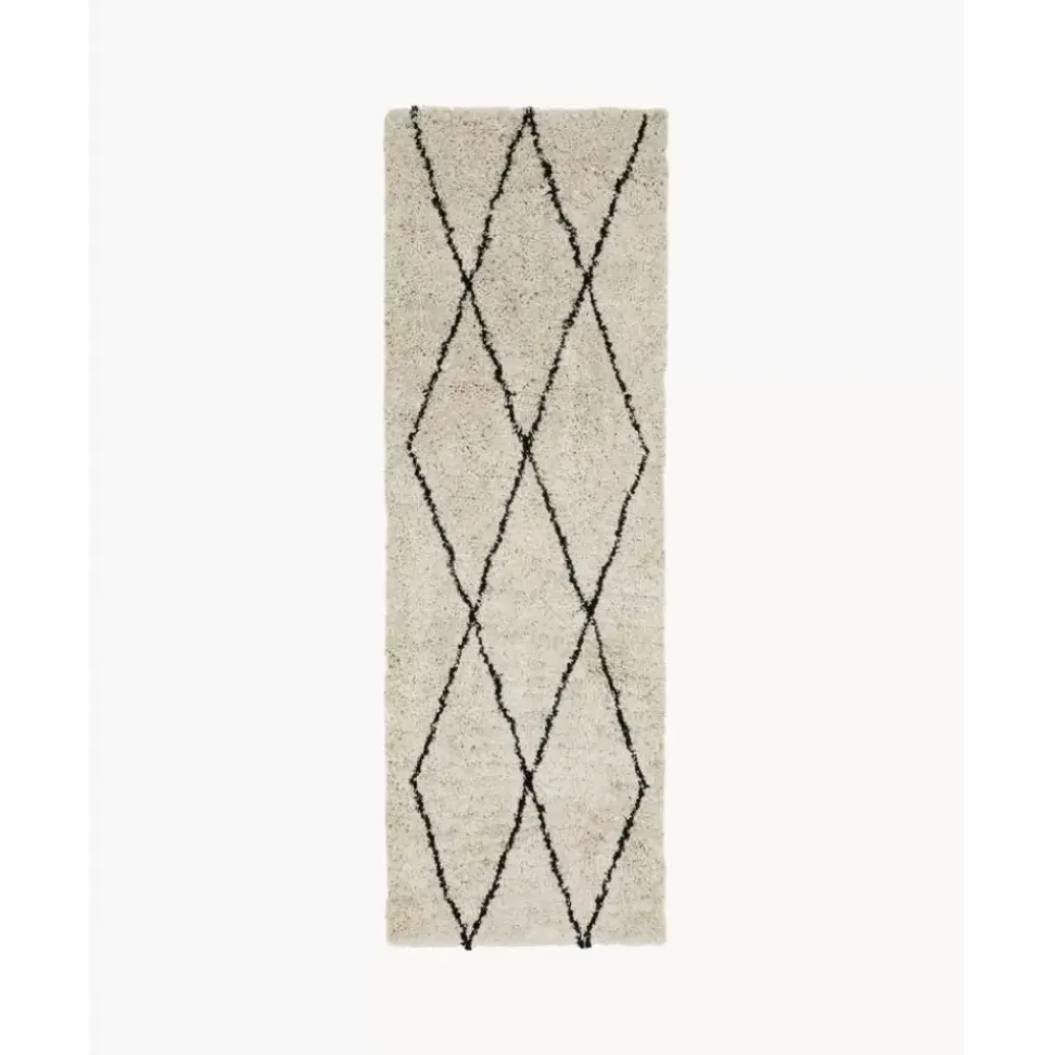 Flauschiger Hochflor-Laufer Nouria
