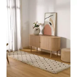 Flauschiger Hochflor-Laufer Ayana, Handgetuftet