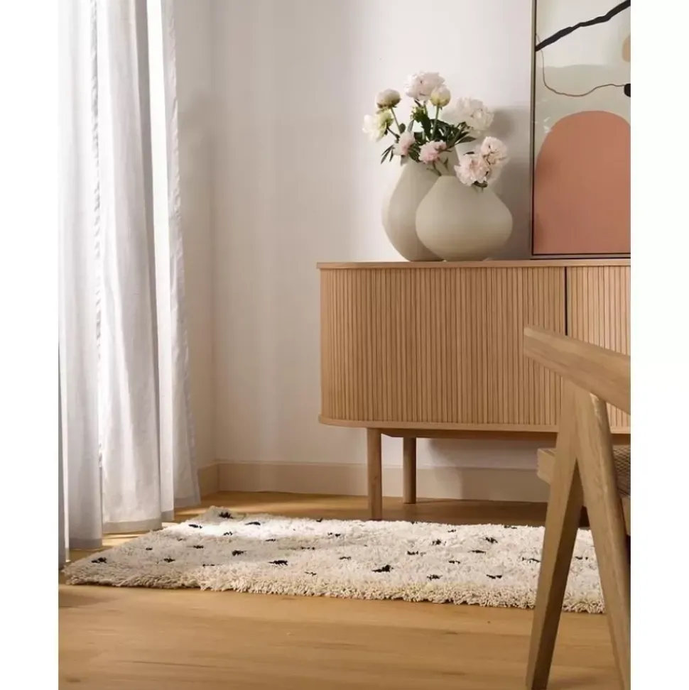 Flauschiger Hochflor-Laufer Ayana, Handgetuftet