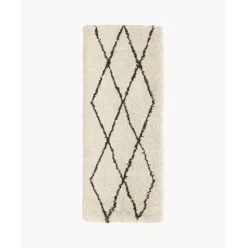 Flauschiger Hochflor-Laufer Naima, Handgetuftet