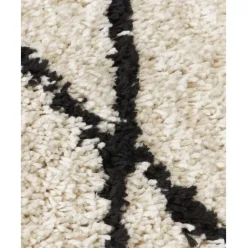 Flauschiger Hochflor-Laufer Naima, Handgetuftet