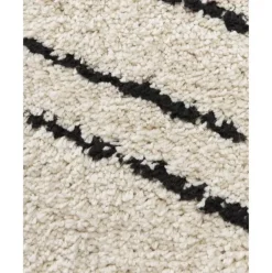 Flauschiger Hochflor-Laufer Dunya, Handgetuftet