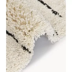 Flauschiger Hochflor-Laufer Dunya, Handgetuftet