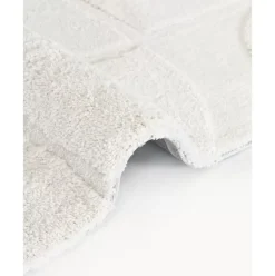 Flauschiger Hochflor-Laufer Jade Mit Erhabener Hoch-Tief-Struktur