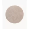 Flauschiger Runder Hochflor-Teppich Leighton