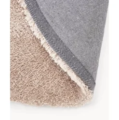 Flauschiger Runder Hochflor-Teppich Leighton