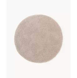 Flauschiger Runder Hochflor-Teppich Leighton