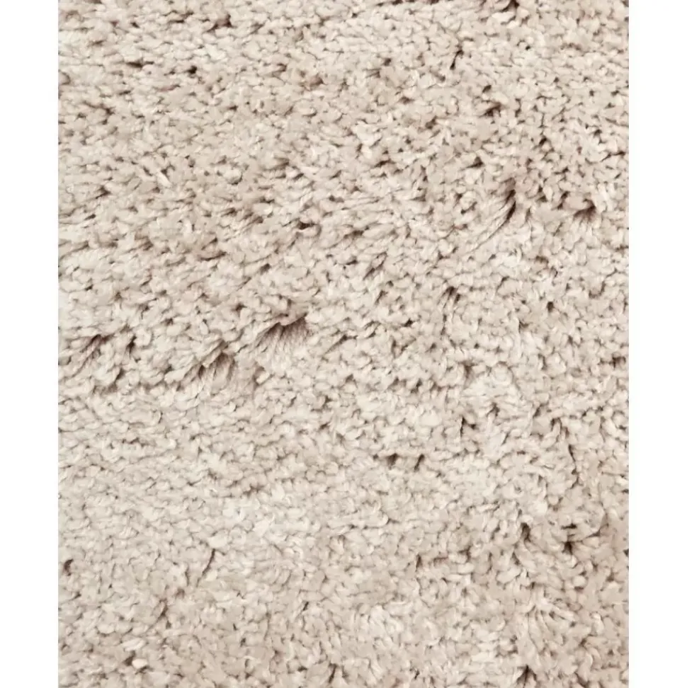 Flauschiger Runder Hochflor-Teppich Dreamy Mit Fransen