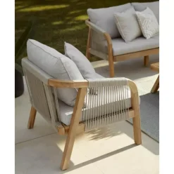 Garten-Lounge-Set Lu Aus Akazienholz, 4-Tlg.