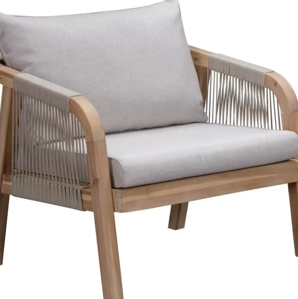 Garten-Lounge-Set Lu Aus Akazienholz, 4-Tlg.