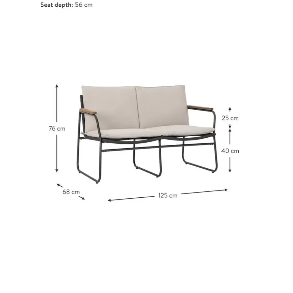 Garten-Loungesofa Hampton